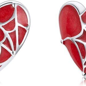 Elegant NINGAN 925 Sterling Silver Cubic Zirconia Hoop Earrings for Sensitive Ea